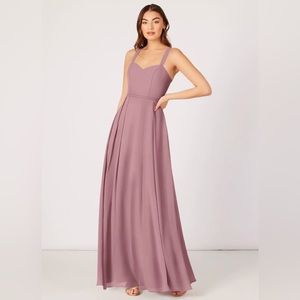 Azazie Simoan Bridesmaid Dress in Dusty Rose